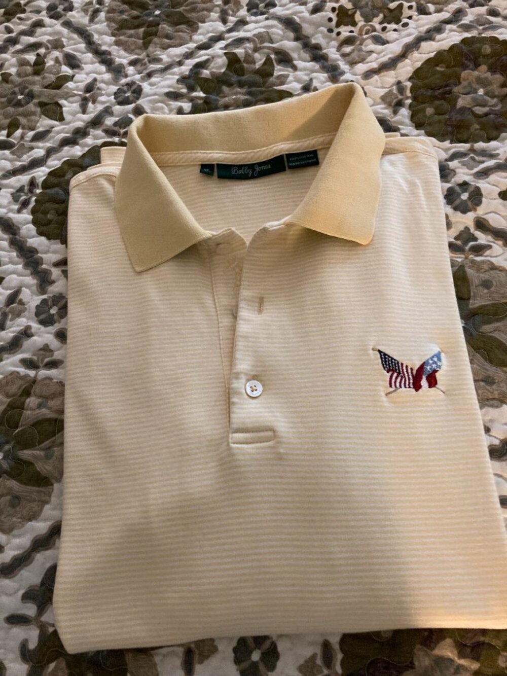 BOBBY JONES  MENS GOLF SHIRT  XL 100% COTTON